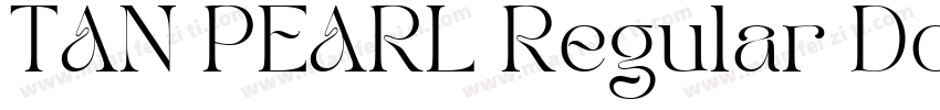 TAN PEARL Regular Dosis Medium字体转换